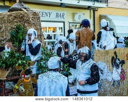Hdr Carnival Celebrations In Loano