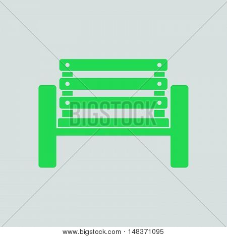 Tennis Player Bench Icon