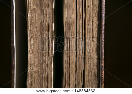The Detail of Pages From an Old Book