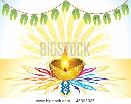 abstract artistic detailed celebration background vector illustration