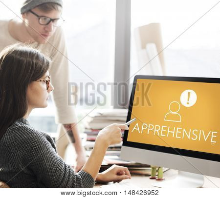 Model Icon Exclamationmark Concerned Graphic Concept