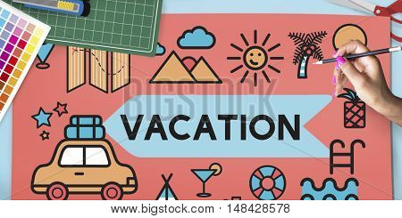 Travel Vacation Sun Fun Enjoyment Concept