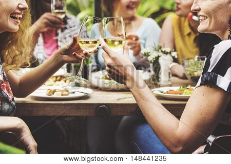 Girlfriends Meet Up Hangout Dining Concept