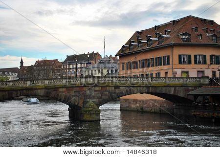 Hidrovia em Estrasburgo, França