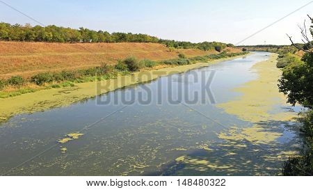 Artificial Waterway Canal DTD in Vojvodina Serbia