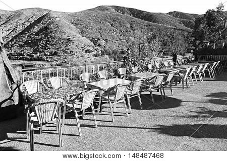 Table  In Todra Gorge  Morocco