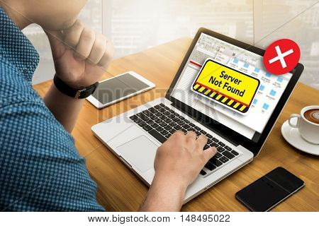 Computer Server Not Found Error Inaccessible