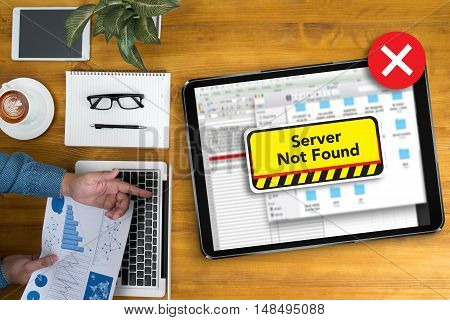 Computer Server Not Found Error Inaccessible