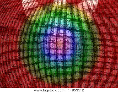 Textura pozadí abstraktní chaotické Rainbow tabulky