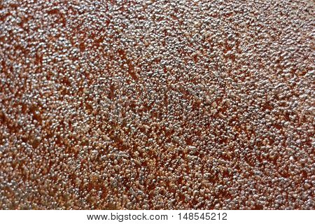 Rough rust texture close up in horizontal 3:2 format.