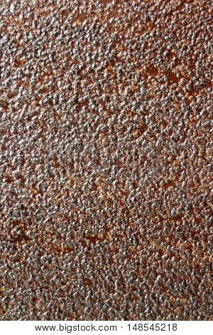 Rough rust texture close up in vertical 3:2 format.