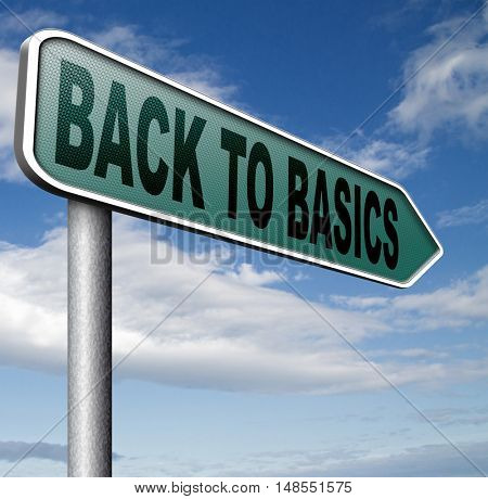Back to basics to the beginning keep it simple and basic primitive simplicity 3D, illustration