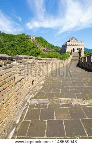 view of the Simatai Great Wall of China, Beijing, China