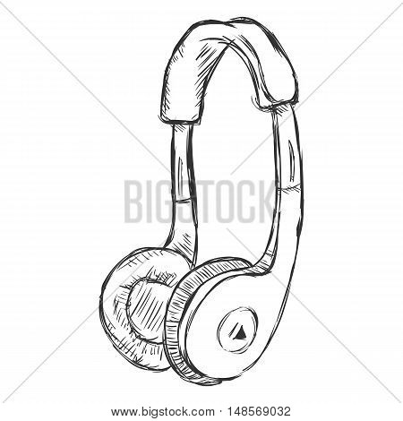 Vector Single Sketch Supra-aural Headphones.