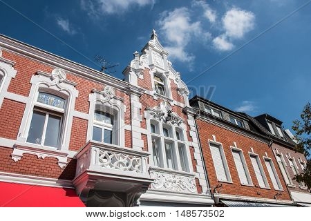 historic red brick house in Kevelaer in Germany