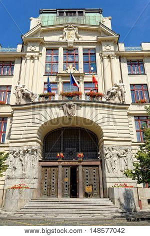 New City Hall (Nova Radnice) is seat of Mayor of Prague Prague City Council political committees and clubs and some Prague City Hall departments.