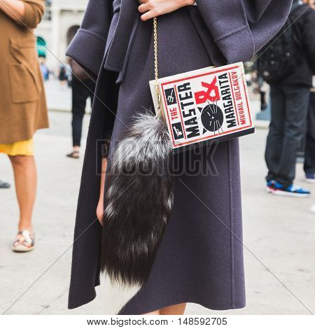 Detail Of Bag At Milan Fashion Week