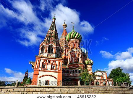 Pokrovsky Cathedrall built in the sixteenth century in the Byzantine style
