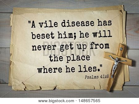 TOP-1000.  Bible verses from Psalms.