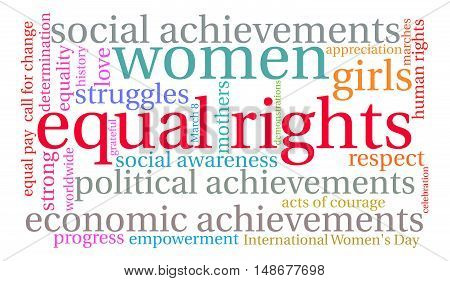 Equal Rights Word Cloud