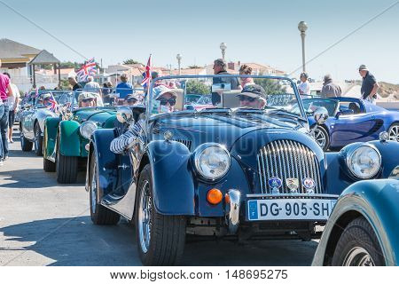 Parade Of Beautiful Old English Cars