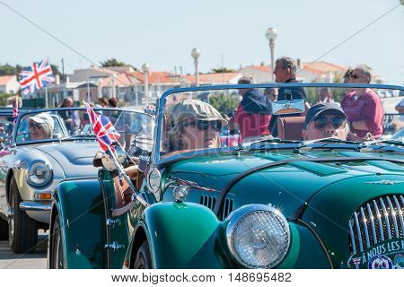 Parade Of Beautiful Old English Cars