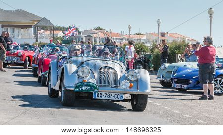 Parade Of Beautiful Old English Cars