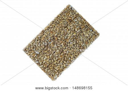 Kozinaki Of Sunflower On White Background