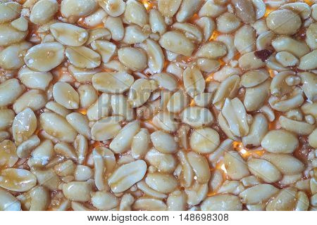 Kozinaki Made From Peanuts Seeds In A Sugar Syrup.