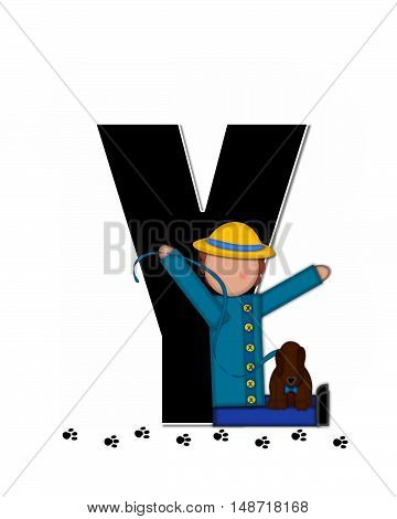 Alphabet Children My Pets Y