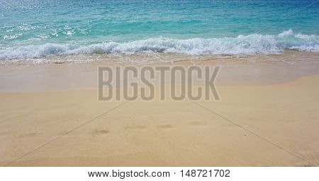 exotic natural beach on sal island in kape verde