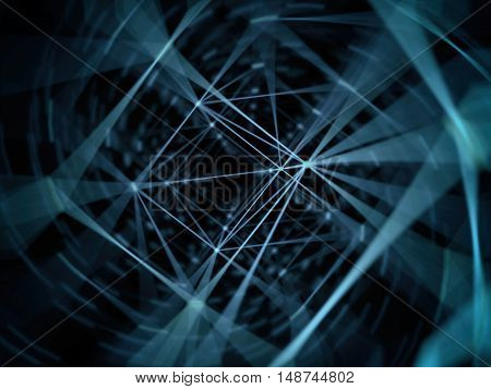 Futuristic virtual technology background, Fiber virtual optic cables, fibre connection, telecomunications concept, digitally generated image.