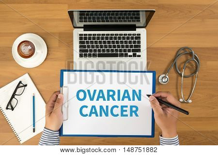 Ovarian Cancer Concept