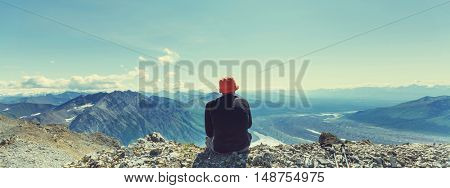View from Donoho peak, Alaska