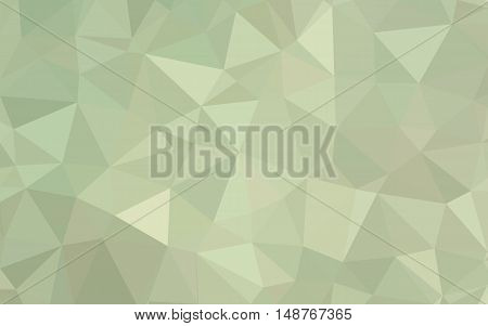 Light green polygonal illustration, which consist of triangles.Geometric background in Origami style with gradient. Triangular design for your business.