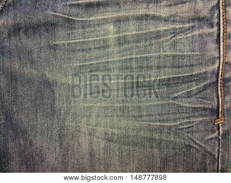 Jean blue color pattern background, kind of jean abstract