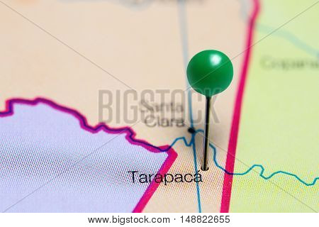 Tarapaca pinned on a map of Colombia