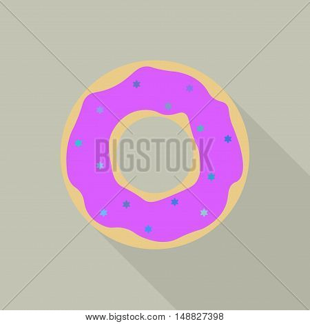 Icon donut. symbol, Vector illustration.