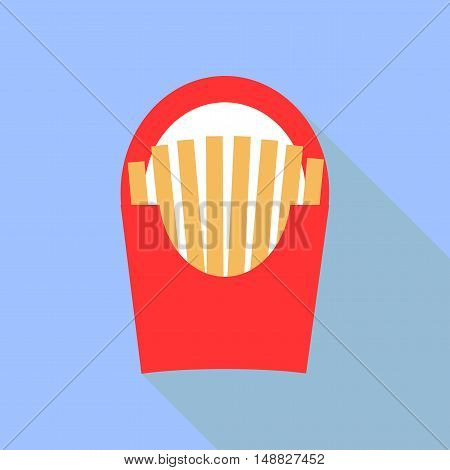 Symbol, icon, emblem French fries. Symbol. Vector illustration.