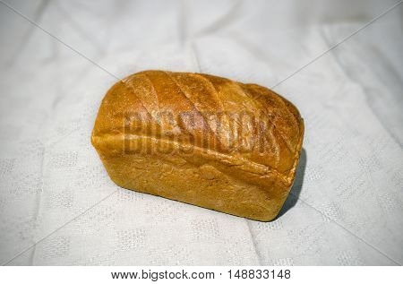 loaf of homemade bread baking delicious clipping path isolated
