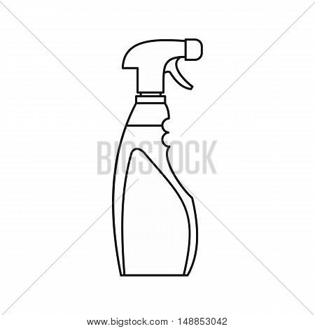 Cleaner for windows icon in outline style isolated on white background. Cleaning symbol vector illustration