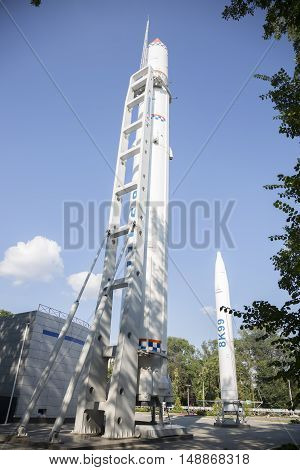 DNEPROPETROVSK, UKRAINE -  JULY 11, 2016:The museum complex 