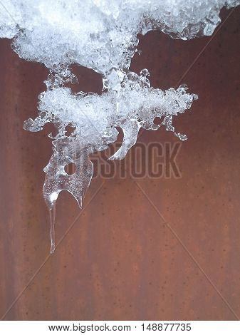 Icicle Oddly Shaped.