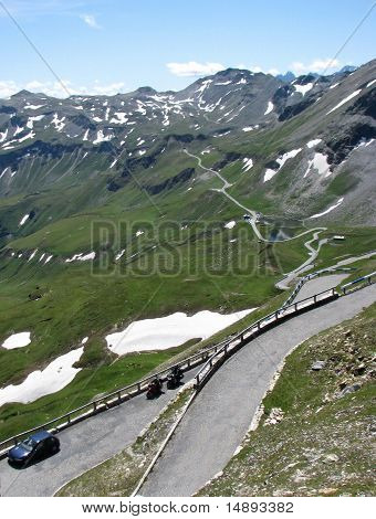 Grossglockner v Alpách