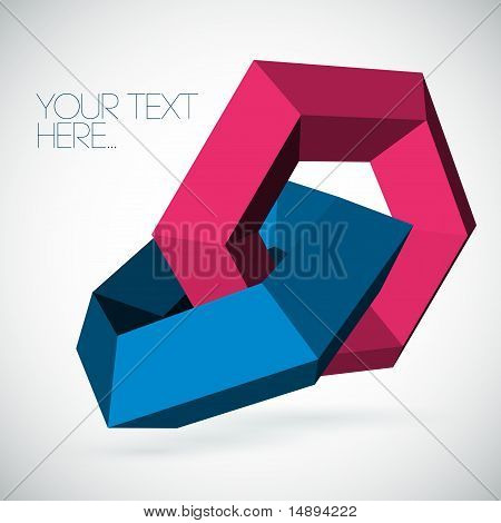 Abstrakt 3D baggrund