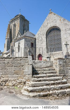chapel Saint Tugen in Primelin a commune in the Finistere department of Brittany in north-western France.