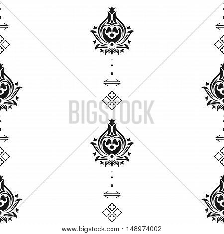 Seamless eastern style pattern. Arabic repeating ornament