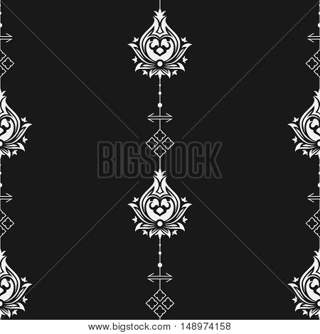 Seamless eastern style pattern. Arabic repeating ornament