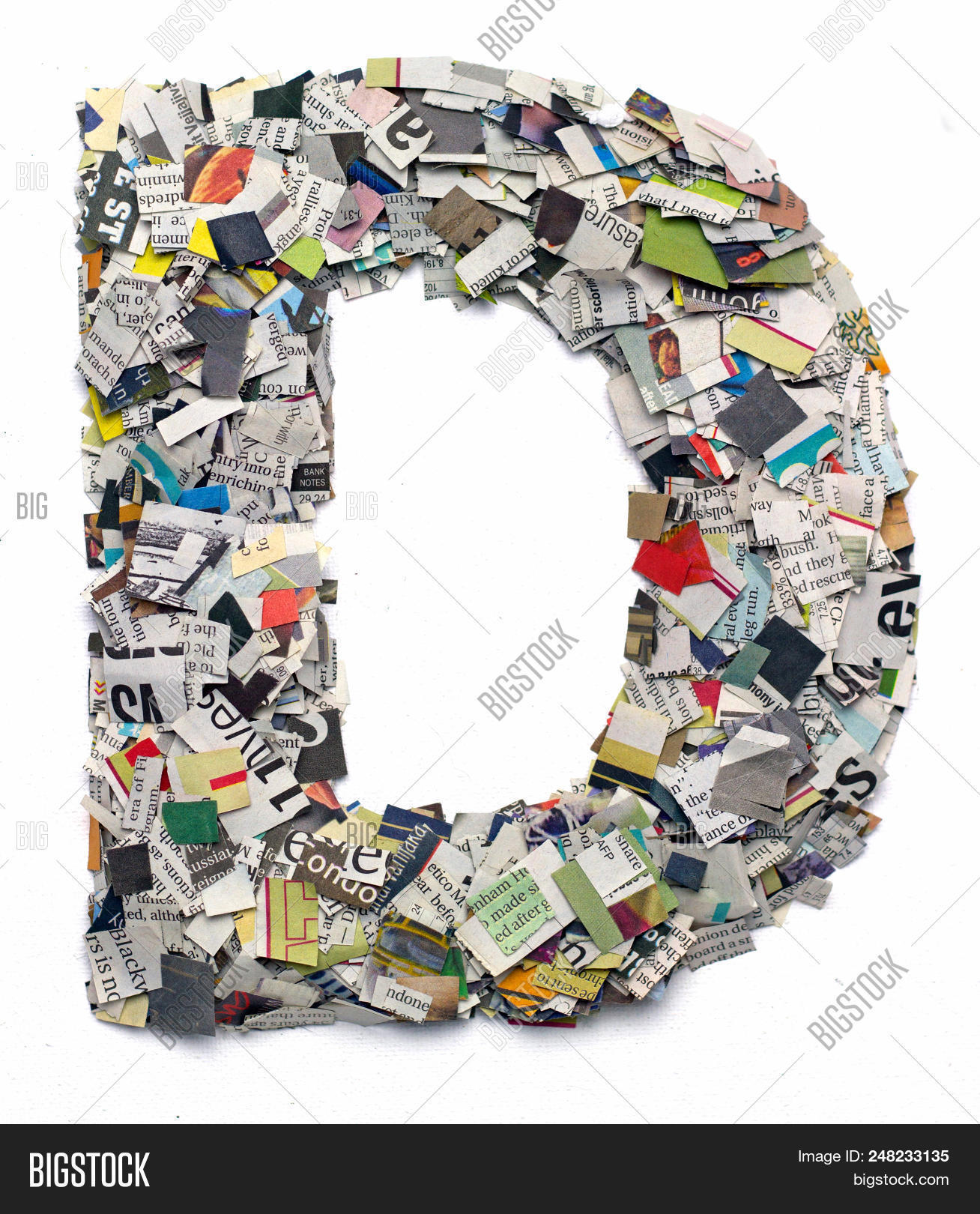 Letters Made Newspaper Image & Photo (Free Trial) Bigstock