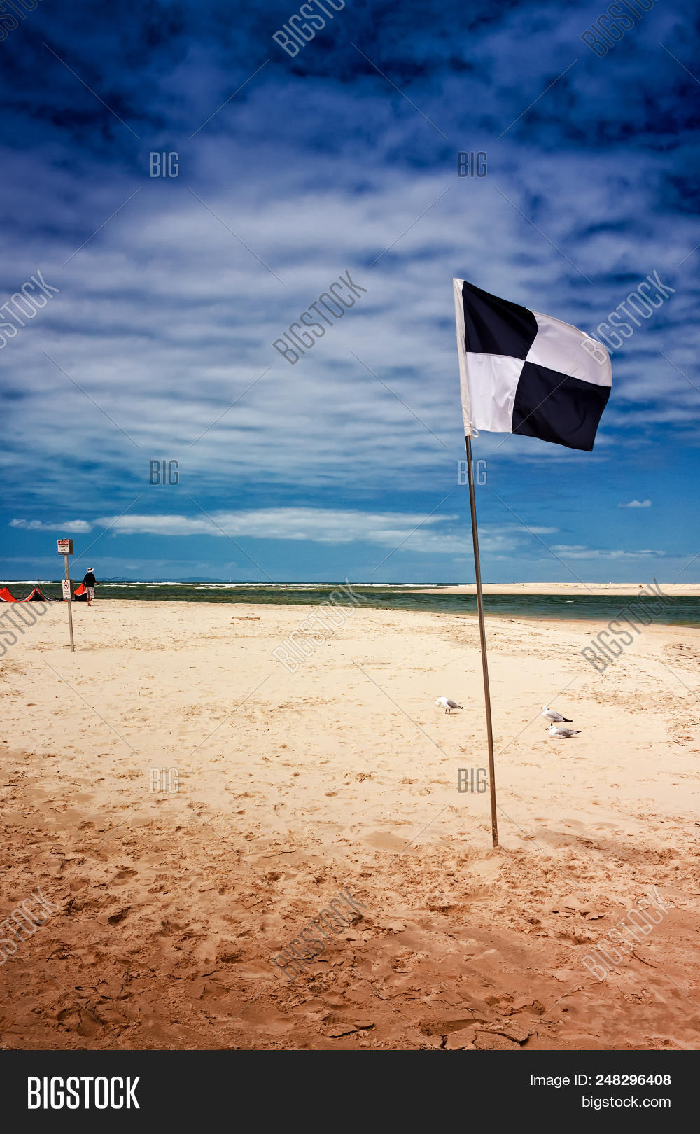 Black White Flag Marks Image & Photo (Free Trial) Bigstock
